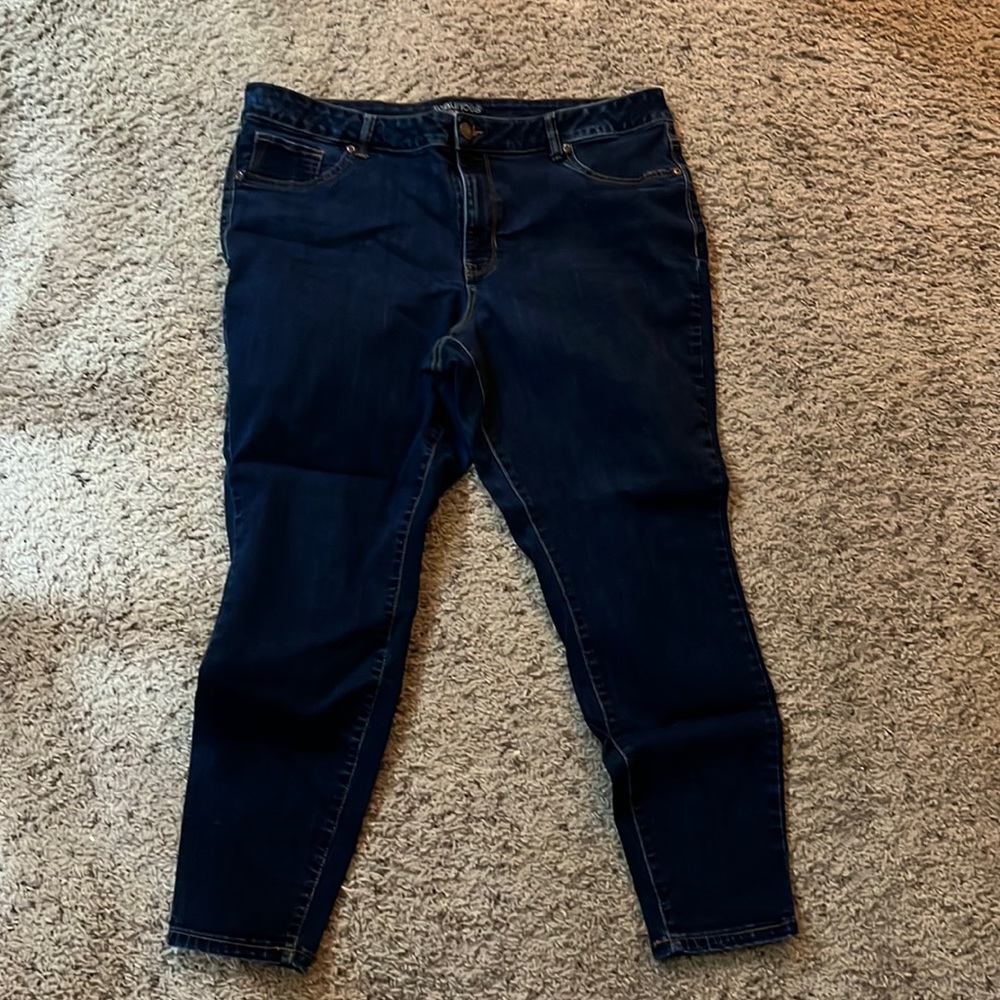 Maurice’s High Rise Jeans Dark Wash 22